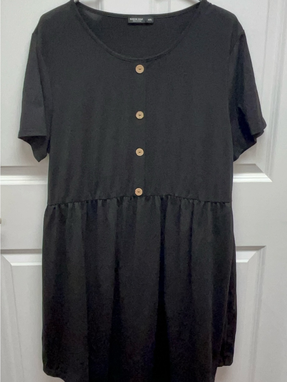 SHEIN Curve Grey button front Sundress Size 4XL 20/22